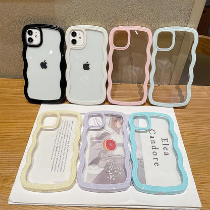 Simple Mobile Phone Case with Wavy Border | ZAKAPOP