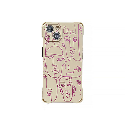ZAKAPOP's Sleek Minimalist Face Design Phone Case