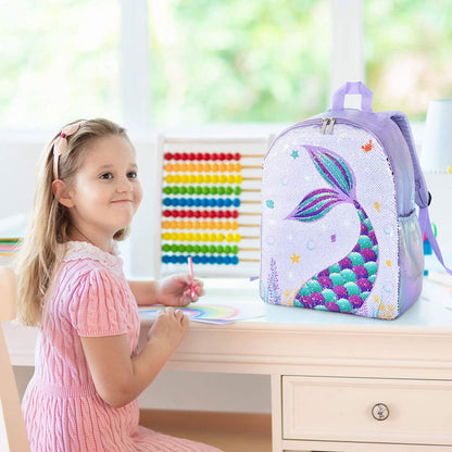 Sparkly Girls Mermaid School Backpack | Mermaid Gift