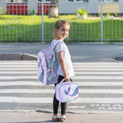 Sparkly Girls Mermaid School Backpack | Mermaid Gift