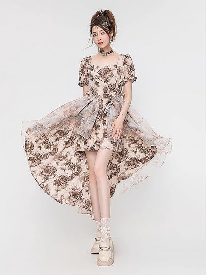 Steampunk Rose French Vintage Tail Dress | ZAKAPOP