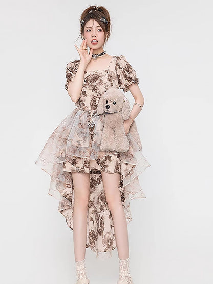 Steampunk Rose French Vintage Tail Dress | ZAKAPOP