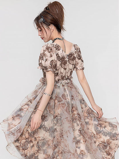 Steampunk Rose French Vintage Tail Dress | ZAKAPOP