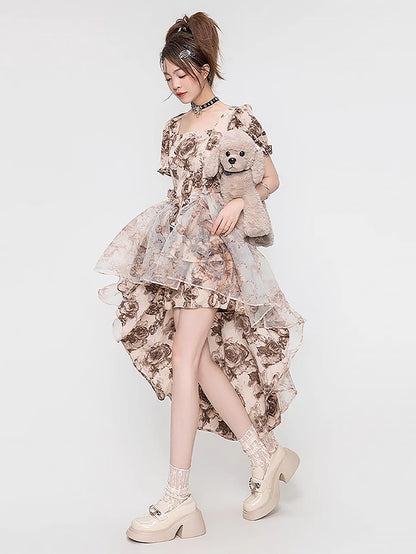 Steampunk Rose French Vintage Tail Dress | ZAKAPOP