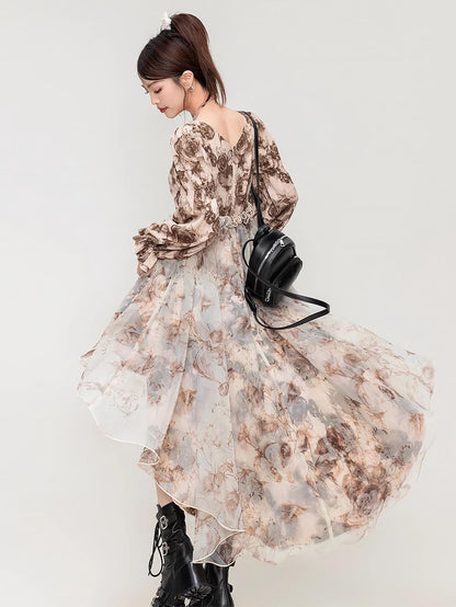 Steampunk Rose French Vintage Tail Dress | ZAKAPOP