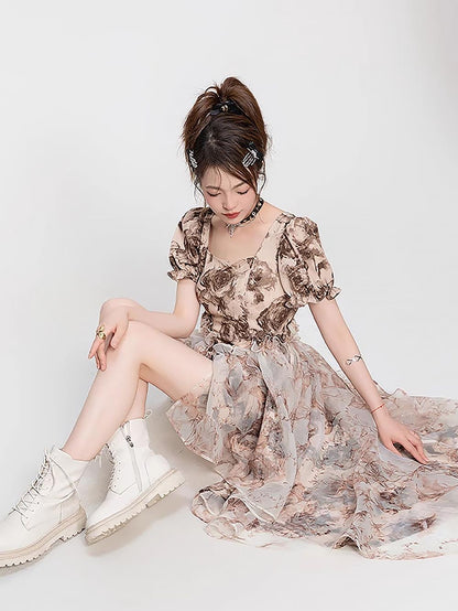 Steampunk Rose French Vintage Tail Dress | ZAKAPOP