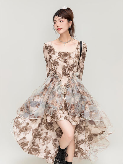 Steampunk Rose French Vintage Tail Dress | ZAKAPOP