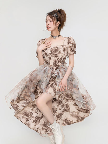 Steampunk Rose French Vintage Tail Dress | ZAKAPOP