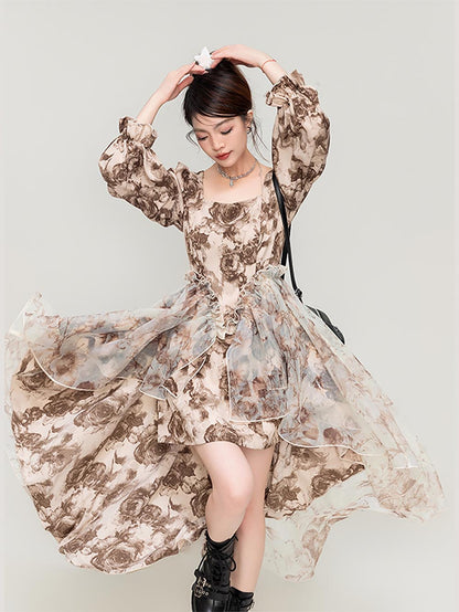 Steampunk Rose French Vintage Tail Dress | ZAKAPOP