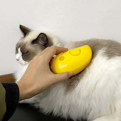 Steamy Pet Brush for Dogs&Cats, Steaming for Grooming | ZAKAPOP