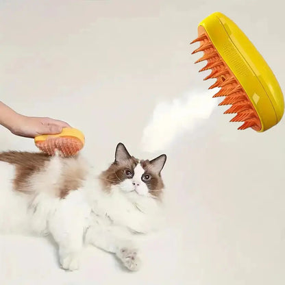 Steamy Pet Brush for Dogs&Cats, Steaming for Grooming | ZAKAPOP