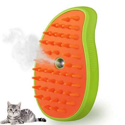 Steamy Pet Brush for Dogs&Cats, Steaming for Grooming | ZAKAPOP