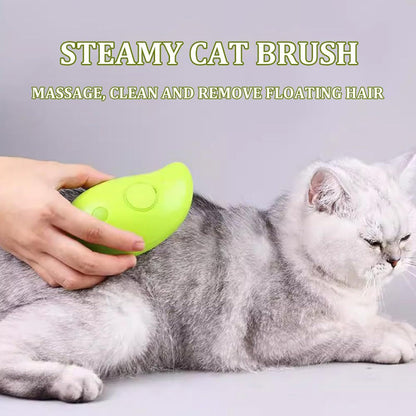 Steamy Pet Brush for Dogs&Cats, Steaming for Grooming | ZAKAPOP