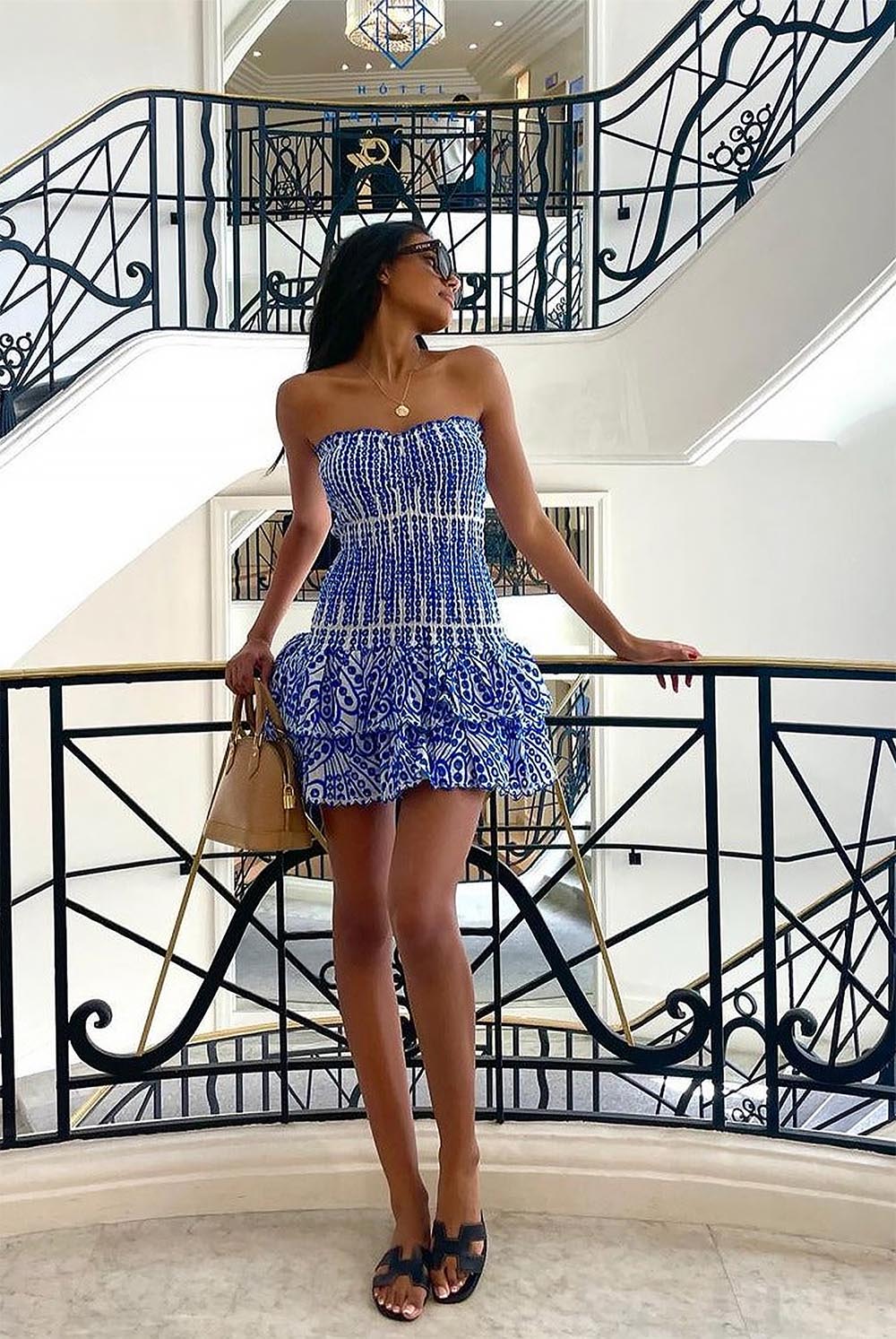 Strapless Ruffle Hem Fitted Dolce Dress | ZAKAPOP