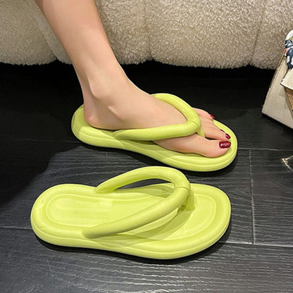 Summer Beach Soft Bottom Non Slip  Flip Flops Slippers | ZAKAPOP