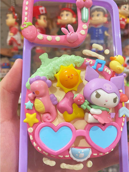 Sweet Coastal Breeze Strawberry Anime Decoden Phone Case | ZAKAPOP