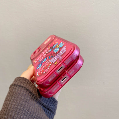 Sweet Girl iPhone Case with Flip Makeup Mirror | ZAKAPOP