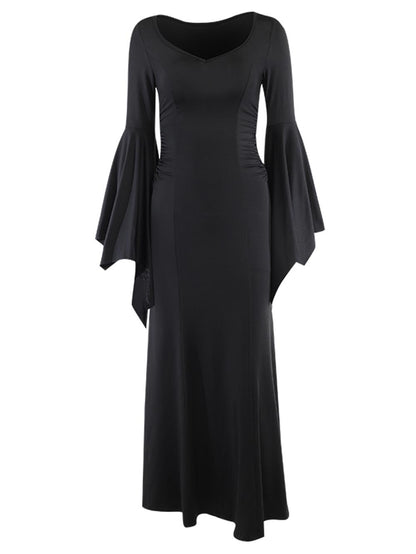 Trendy Slim Fit Batwing Sleeve Dress | ZAKAPOP
