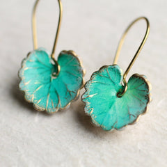 Turquoise Leaf Boho Long Earrings | ZAKAPOP