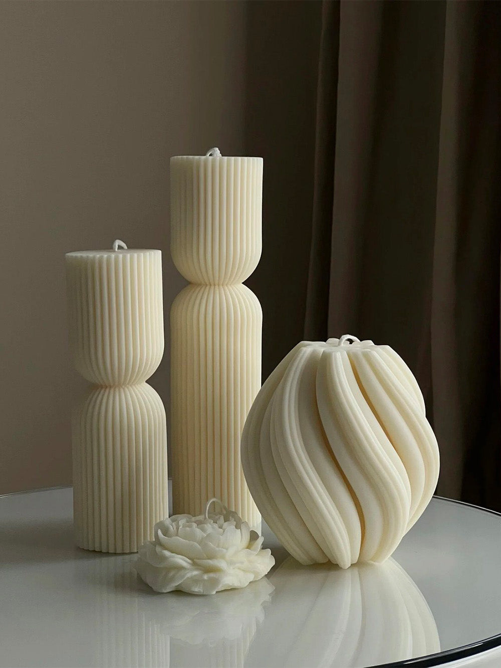Twisted Design Candle | Moongloar