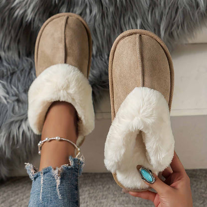 Unisex Indoor Warm Plush Winter Home Slippers | ZAKAPOP