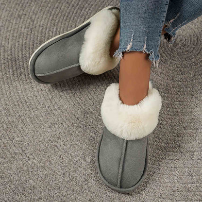 Unisex Indoor Warm Plush Winter Home Slippers | ZAKAPOP