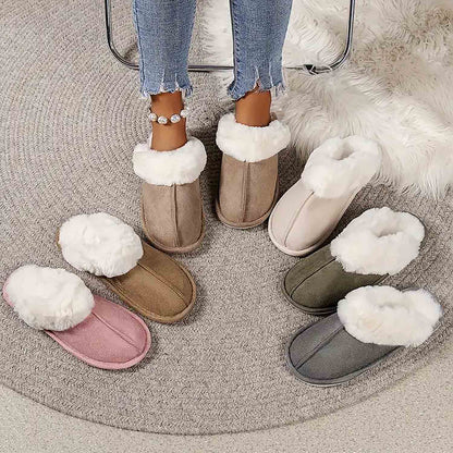 Unisex Indoor Warm Plush Winter Home Slippers | ZAKAPOP