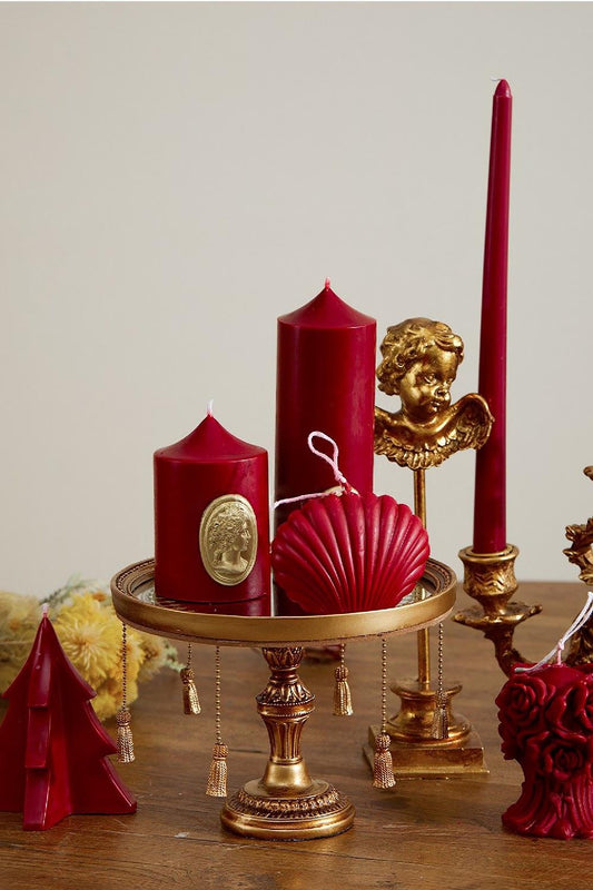 Vintage Candle Holder Décor Set