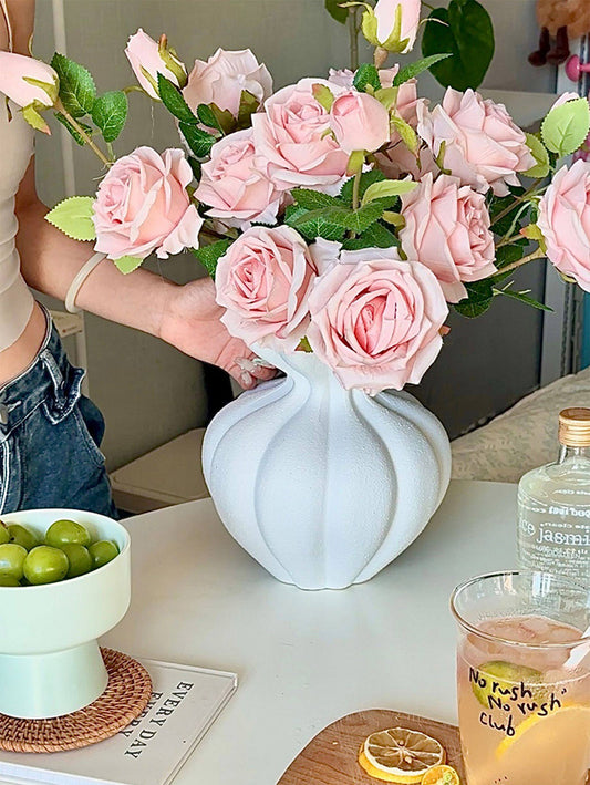 White Luxury Art Decorative Vase