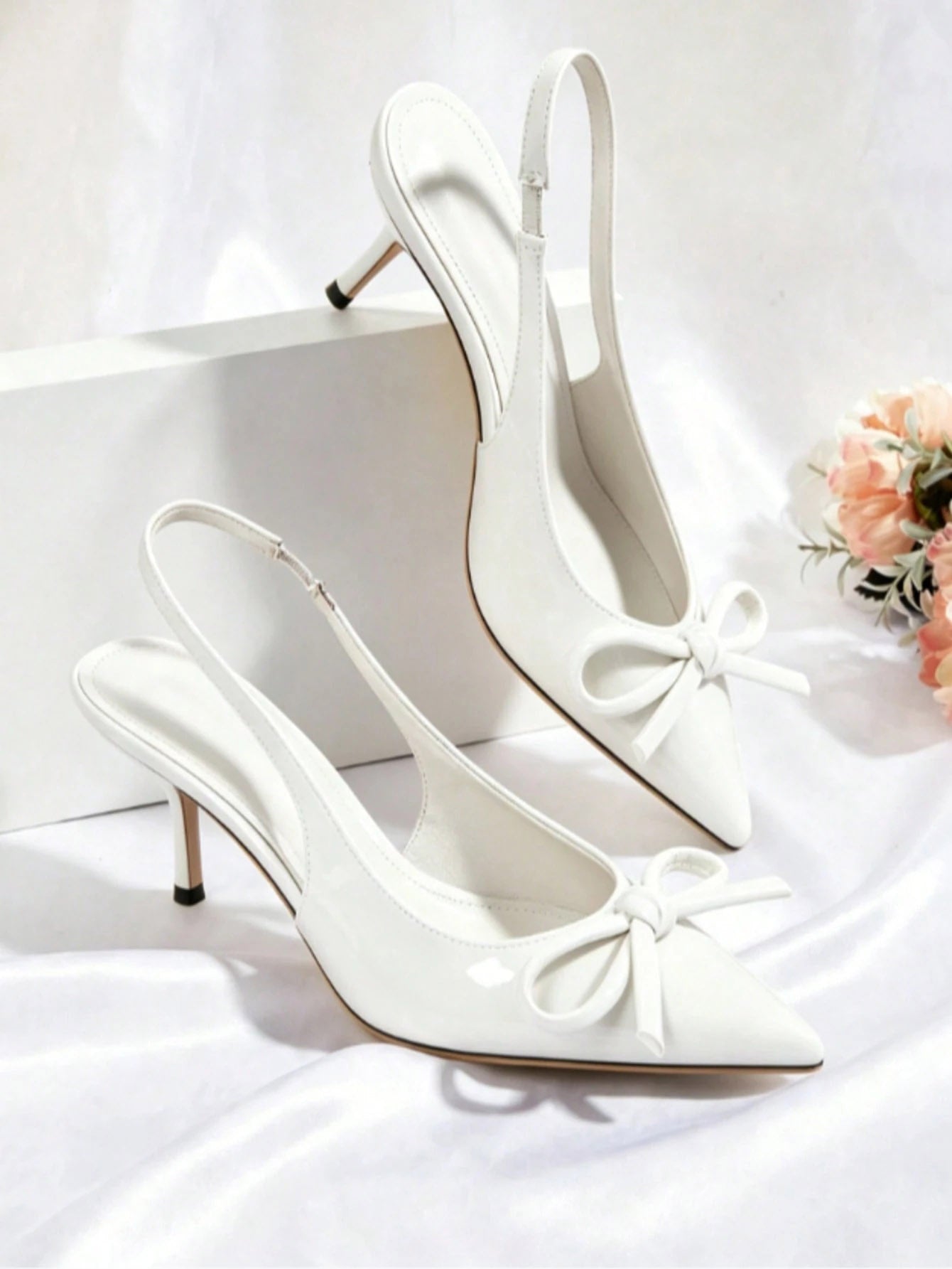 Women's Elegant Bow Pointed Toe Stiletto | ZAKAPOP
