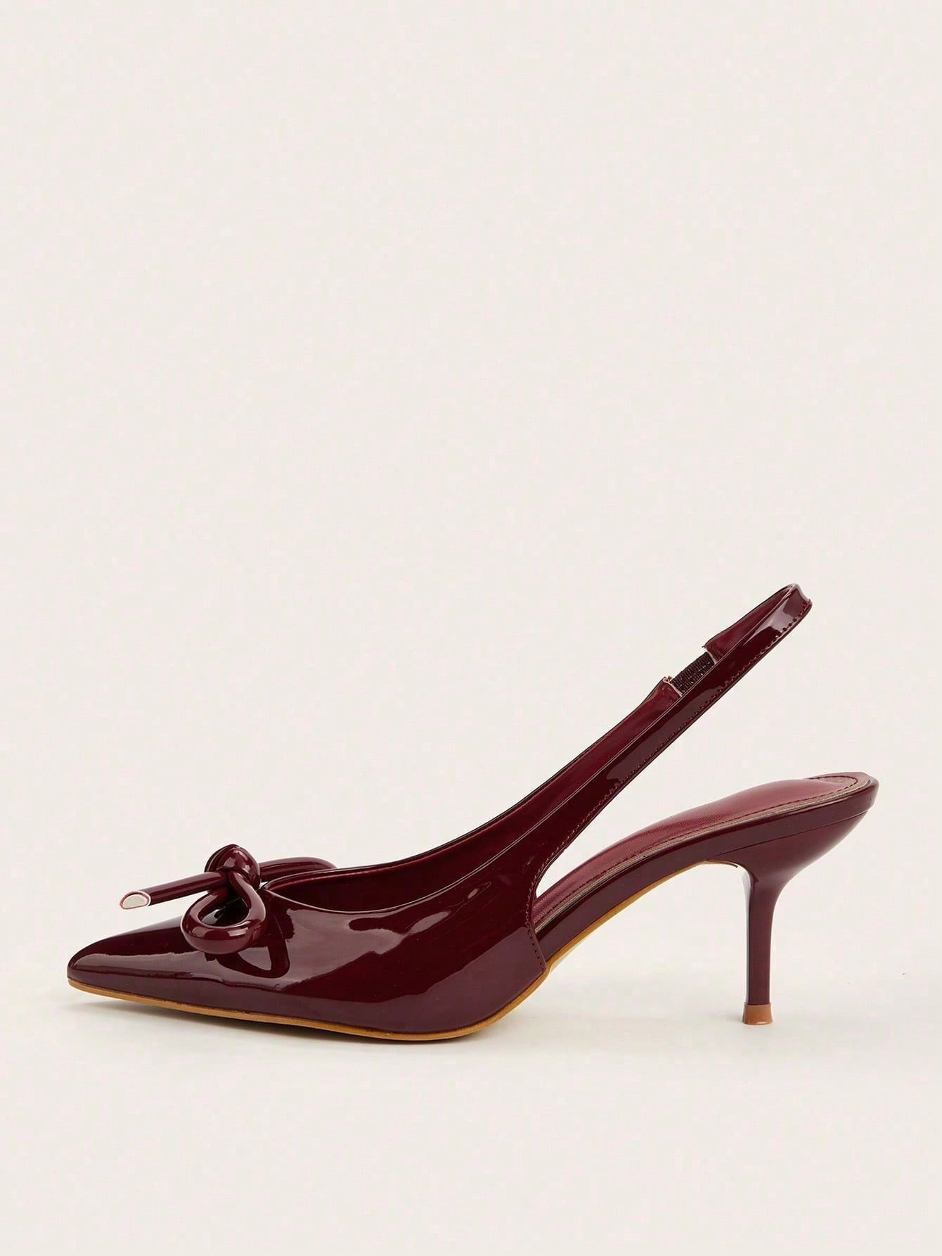 Women's Elegant Bow Pointed Toe Stiletto | ZAKAPOP