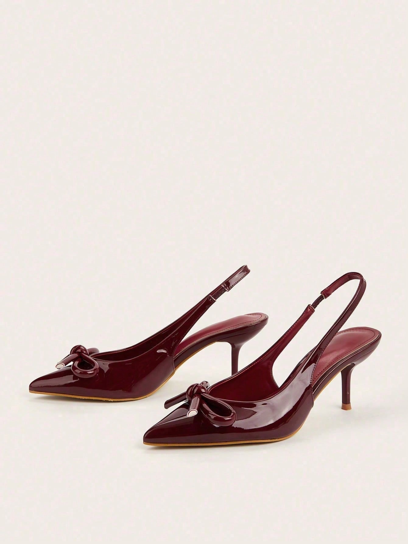 Women's Elegant Bow Pointed Toe Stiletto | ZAKAPOP