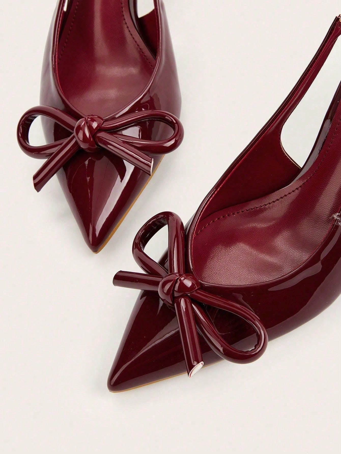Women's Elegant Bow Pointed Toe Stiletto | ZAKAPOP