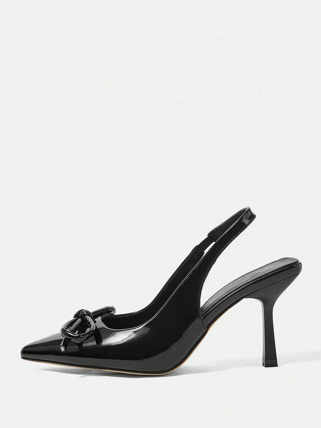 Women's Elegant Bow Pointed Toe Stiletto | ZAKAPOP