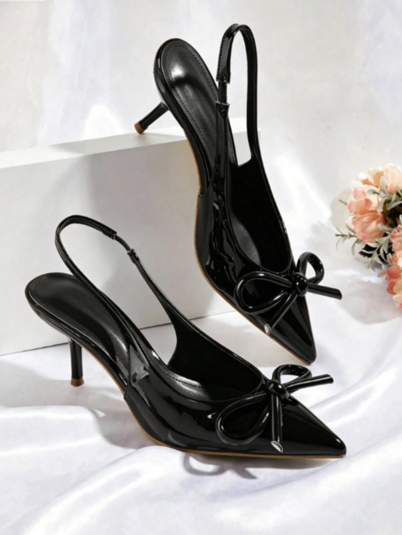 Women's Elegant Bow Pointed Toe Stiletto | ZAKAPOP