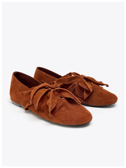 Women's French-Inspired Floral Ballet Flats with Soft Cushioned Sole | ZAKAPOP