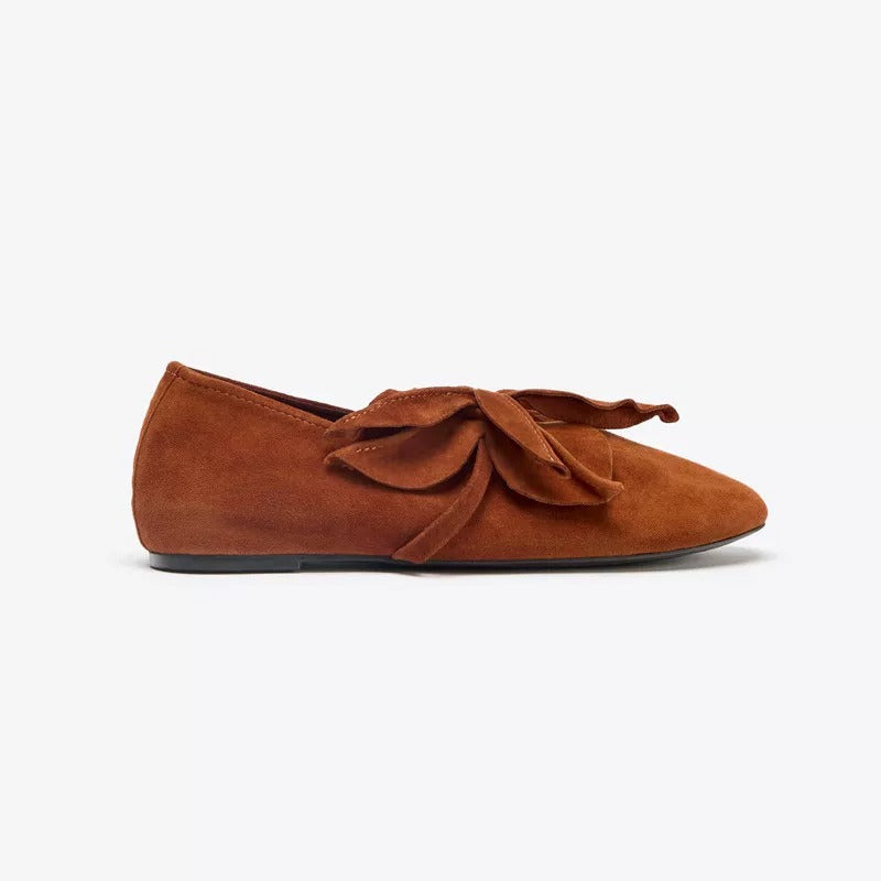 Women's French-Inspired Floral Ballet Flats with Soft Cushioned Sole | ZAKAPOP