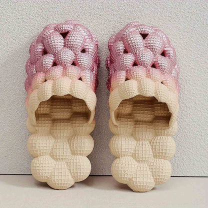 Women's Ombre Color Bubble Slides Slippers | ZAKAPOP