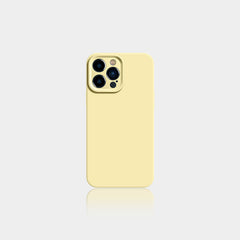Yellow Monochrome Liquid Silicone Phone Case | ZAKAPOP