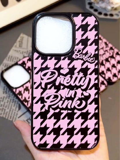 Zircon Checkered Rhinestone Resin Phone Case  | ZAKAPOP