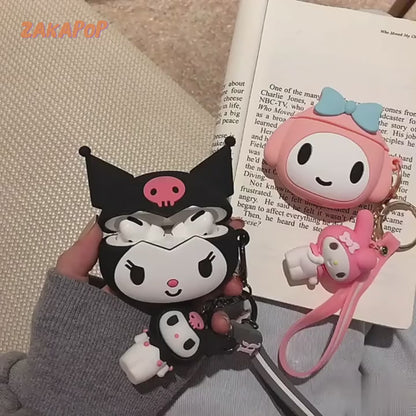 3D Doll Pendant Earphones Case for AirPods | ZAKAPOP