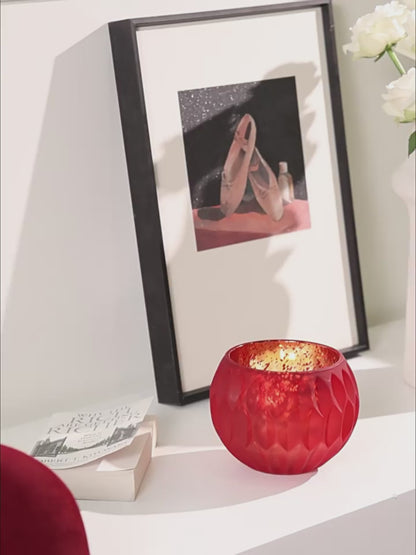 Frosted Glass Candle Jar