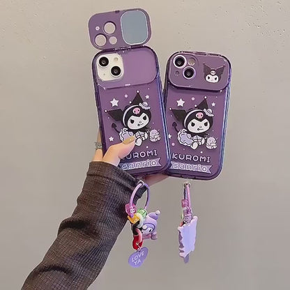 Sweet Girl iPhone Case with Flip Makeup Mirror | ZAKAPOP