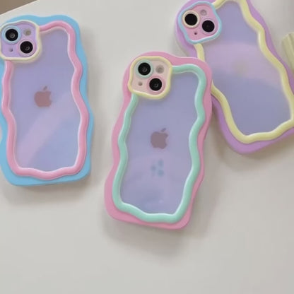 Macaron Contrasting Color Cute Simple Mobile Phone Case | ZAKAPOP