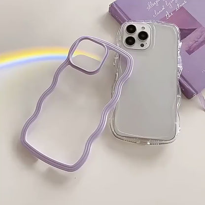 Simple Mobile Phone Case with Wavy Border | ZAKAPOP