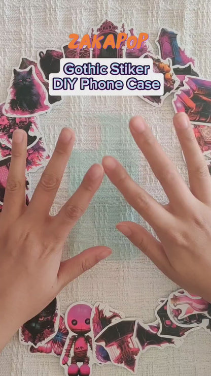 ZAKAPOP's Horror Gothic Sticker DIY Phone Case