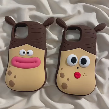 Funny Big Mouth, Big Eyes iPhone Case | Zakapop