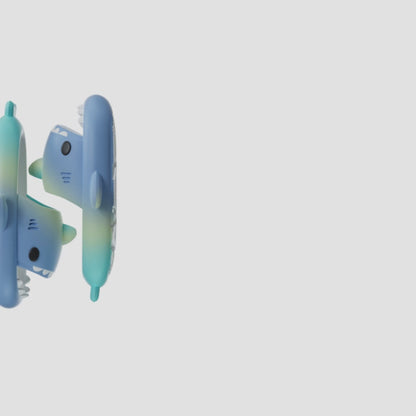 Original Three Color Gradient Shark Slippers (Kids) | ZAKAPOP