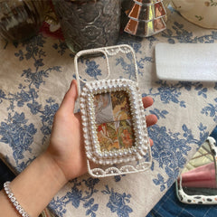 Handmade Baroque Lace Vintage Cream Phone Case (Customizable) | ZAKAPOP