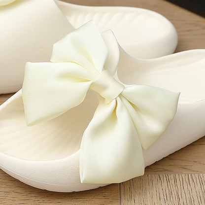 Beach Summer Slippers With Bow | ZAKAPOP